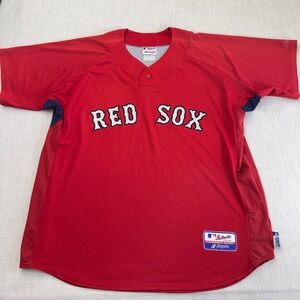 Majestic Boston Red Sox Cool Base Batting Practice Jersey Authentic‎ Mens XL